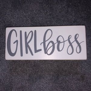Girl Boss sign